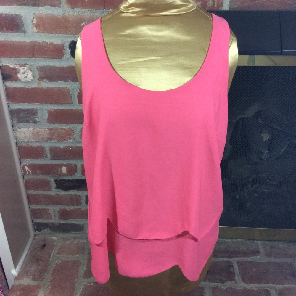 🔴 Cynthia Rowley Blouson Tank Top